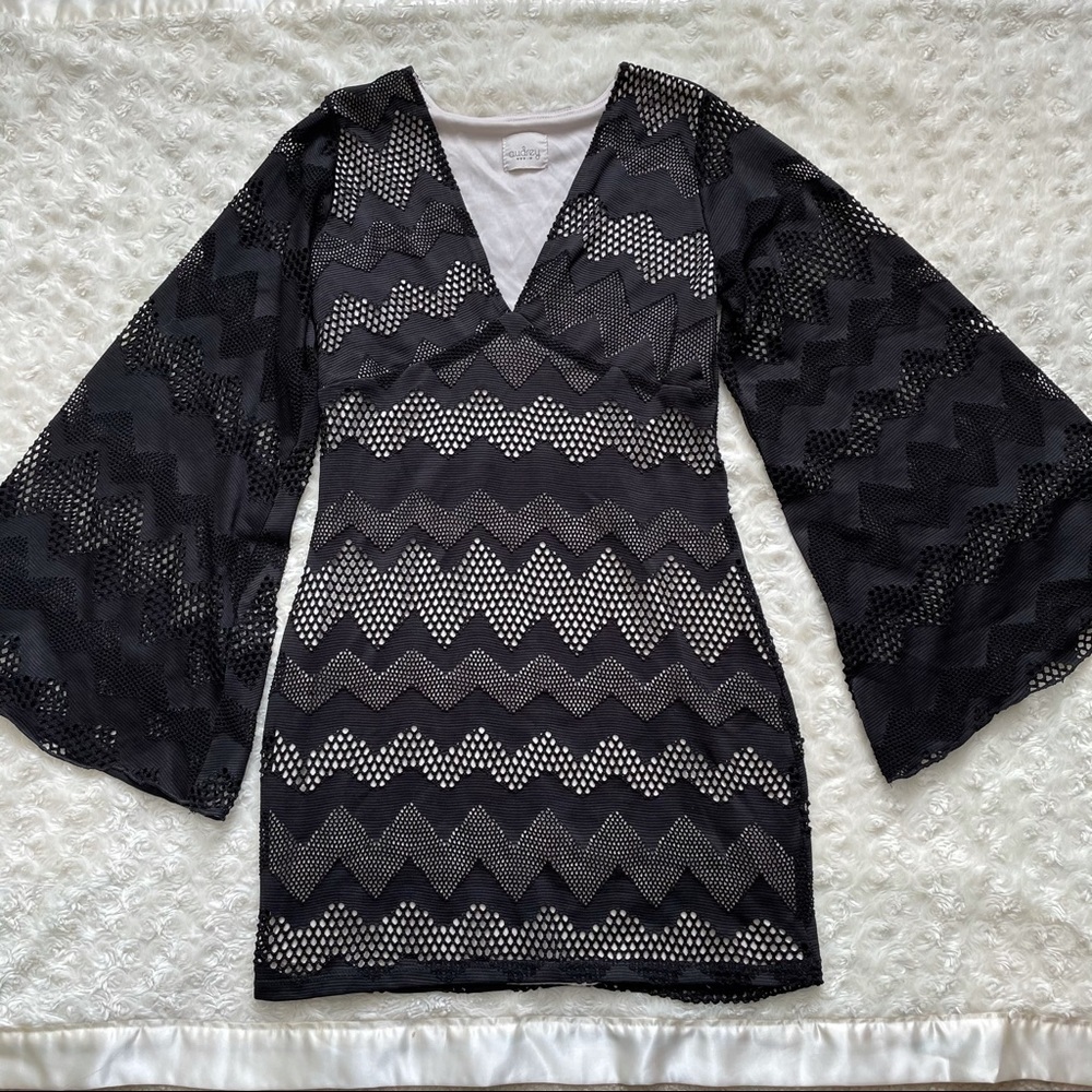 Black and white Audrey dress